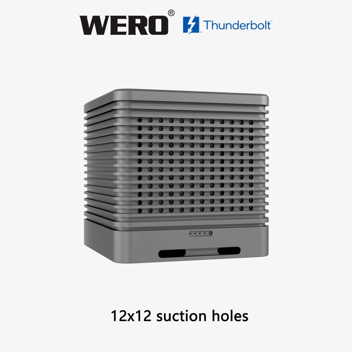 WERO Thunderbolt 5 4-Bay U.2 SSD Enclosure | 80Gbps External NVMe Storage (CUBE Series)