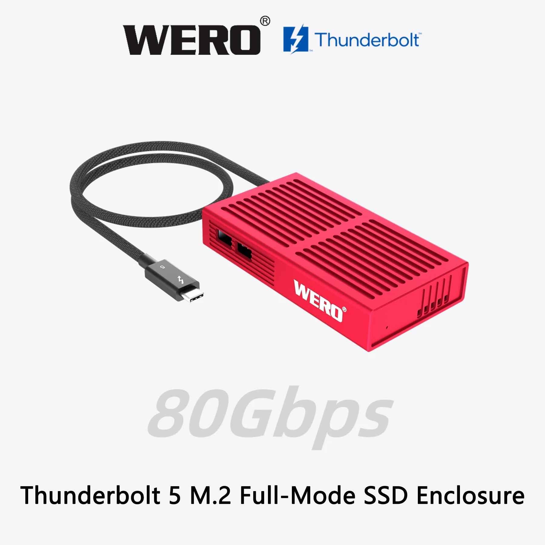 USB4 NVMe SSD Enclosure 40Gbps with Active Cooling Fan - ASM2464PD M.2 NVMe External Case for Thunderbolt 4/3, USB4, PCIe 5.0/4.0 SSDs, Bus-Powered Aluminum Portable Storage