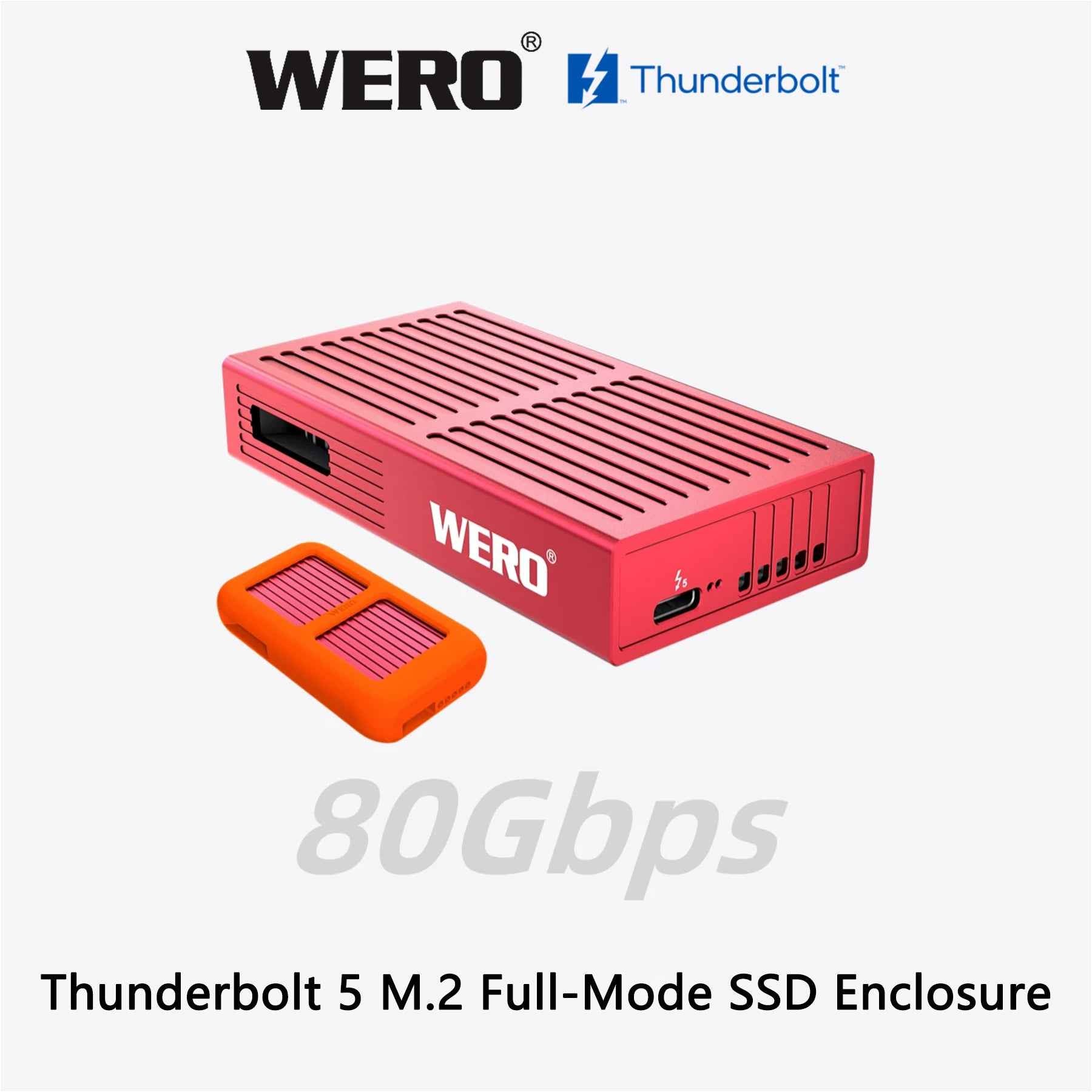 USB4 NVMe SSD Enclosure 40Gbps with Active Cooling Fan - ASM2464PD M.2 NVMe External Case for Thunderbolt 4/3, USB4, PCIe 5.0/4.0 SSDs, Bus-Powered Aluminum Portable Storage