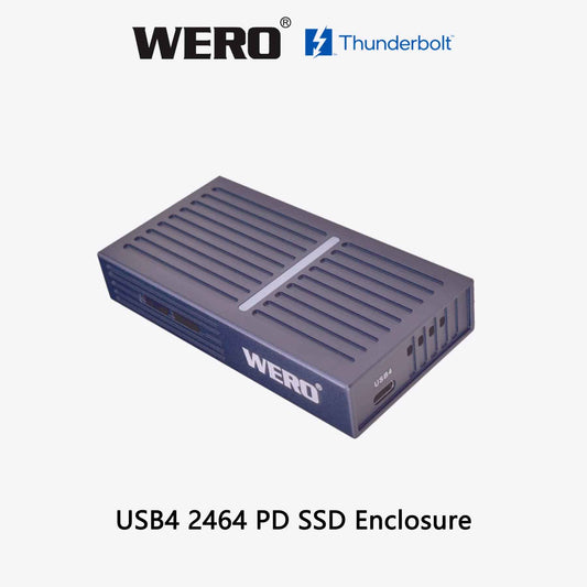 USB4 NVMe SSD Enclosure 40Gbps with Active Cooling Fan - ASM2464PD M.2 NVMe External Case for Thunderbolt 4/3, USB4, PCIe 5.0/4.0 SSDs, Bus-Powered Aluminum Portable Storage