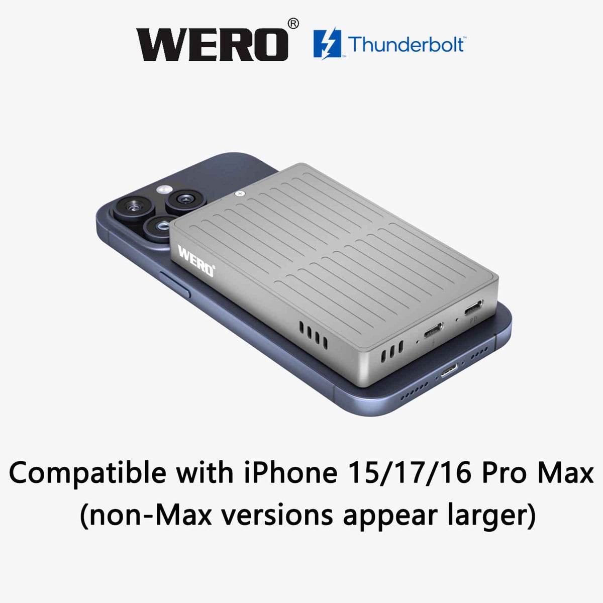 Aowell Thunderbolt 3 Magnetic Dual-Mode SSD Enclosure – 40Gbps, NVMe, USB-C Compatible