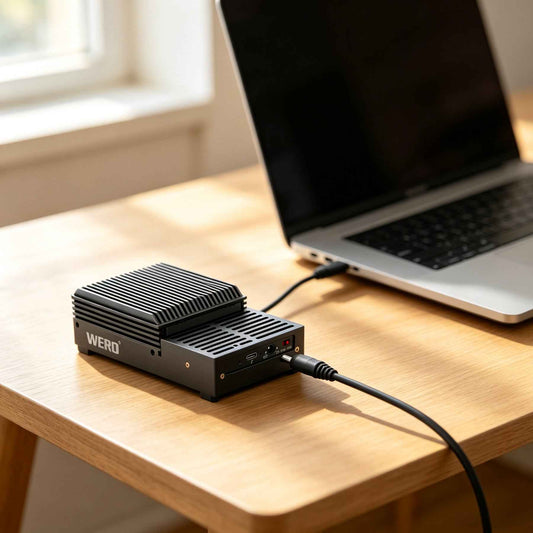 Aowell Thunderbolt 3 U.2 NVMe SSD Enclosure – 40Gbps, Single Bay, Enterprise-Grade