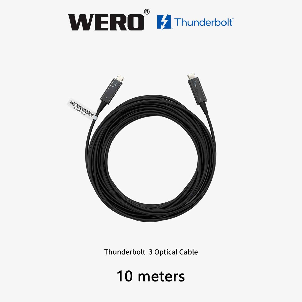 Thunderbolt 3 Active Optical Cable 40Gbps Fiber AOC Long Distance 5-50m