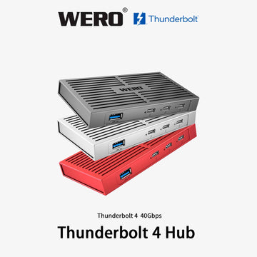 AOWELL TBT4 Hub 2023 – Thunderbolt 4 Hub (3-Port, 40Gbps) for MacBook & Windows