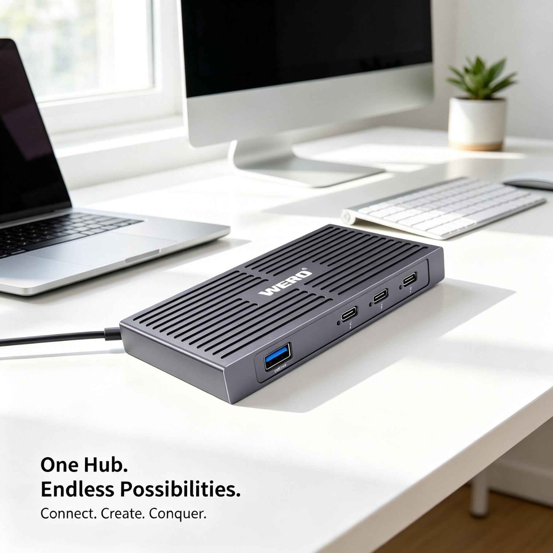 AOWELL TBT4 Hub 2025 – Thunderbolt 4 Hub (3-Port) for MacBook & Windows
