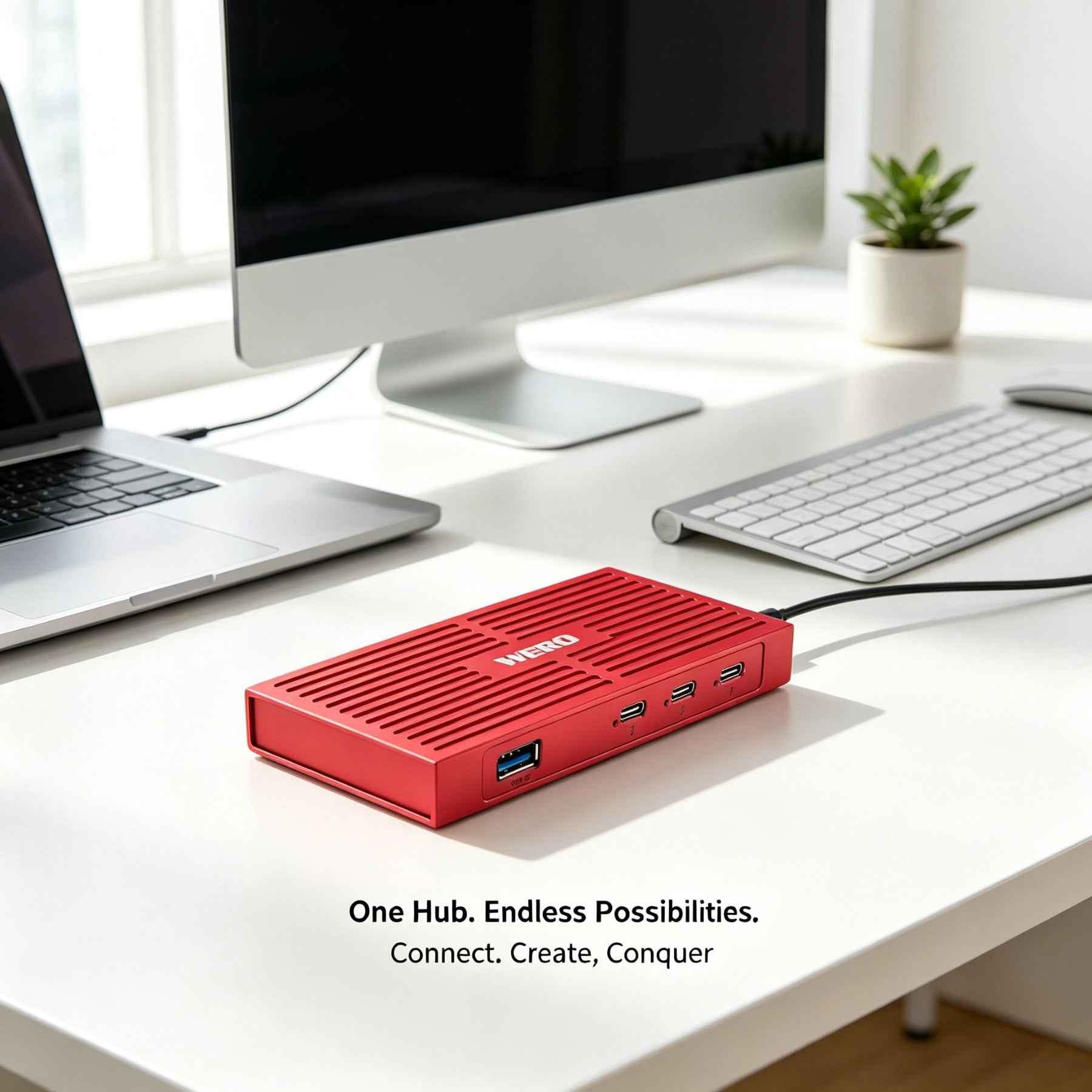 AOWELL TBT4 Hub 2023 – Thunderbolt 4 Hub (3-Port, 40Gbps) for MacBook & Windows