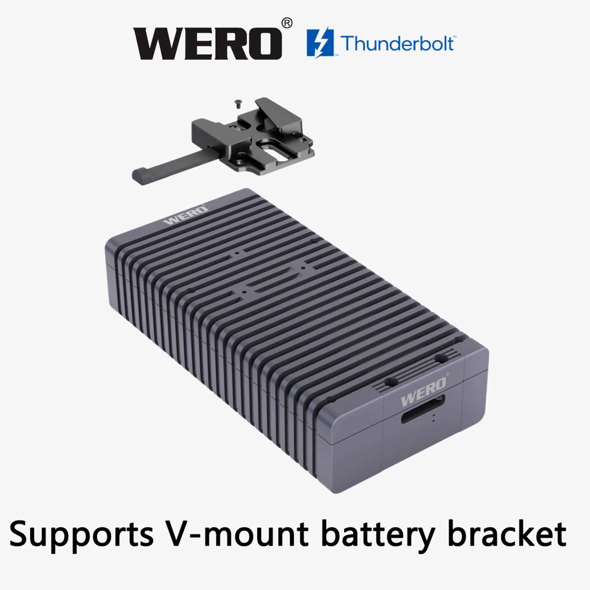 WERO Thunderbolt 5 SSD Enclosure – 6,000MB/s Portable NVMe M.2 Case with Active Cooling for Mac & PC