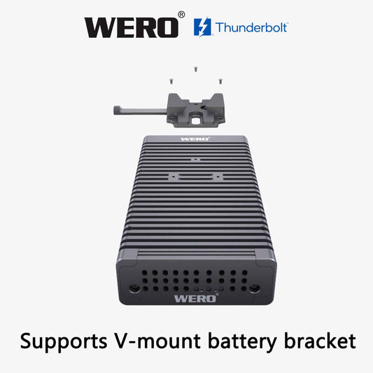 WERO Thunderbolt 5 SSD Enclosure Gen 2 – 6,000MB/s Portable NVMe M.2 Case, Active Cooling, Tool‑Free, for Mac & PC